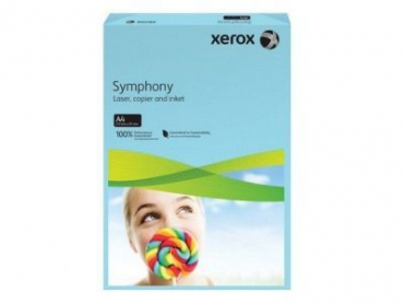 Xerox Symphony A4 Renkli Fotokopi Kağıdı 80gr Su Mavisi