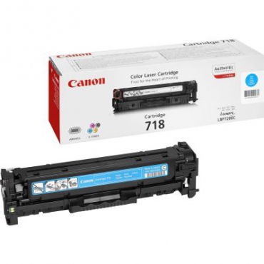 Canon 718C Laser Toner Mavi