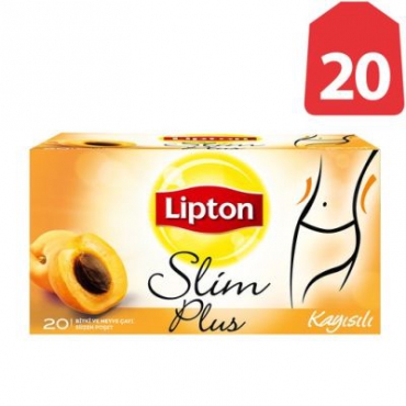 Lipton Slim Plus Kayısılı 20'li