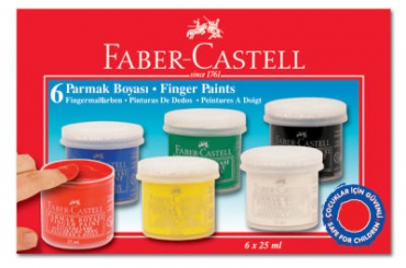 Faber Castell Parmak Boyası 6lı