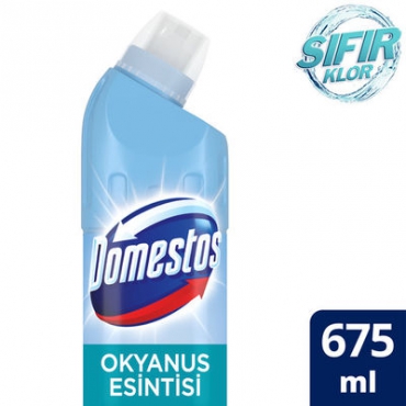 Domestos Sıfır Klor Çamaşır Suyu Okyanus Esintisi 675ml