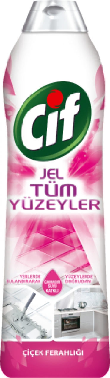 Cif Tüm Yüzeyler Çiçek Ferahlığı Banyo-Mutfak 750ml