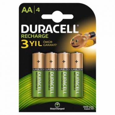 Duracell Şarj Edilebilir AA Kalem Pil 4lü