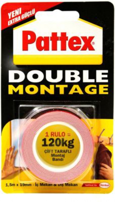 Henkel Pattex Double Montage 19mmx1.5m 120kg