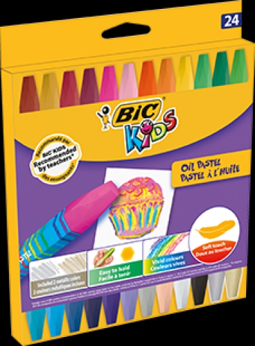 Bic Yağlı Pastel Boya 24lü