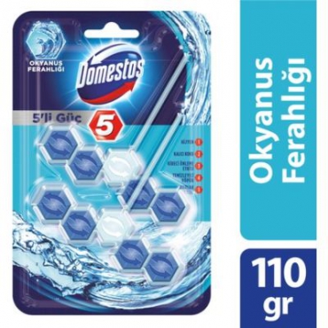 Domestos Tuvalet Blok 5li Güç Duopack Okyanus