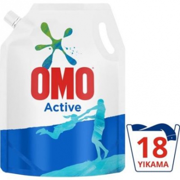 Omo Pouch Sıvı Deterjan Active 1170ml