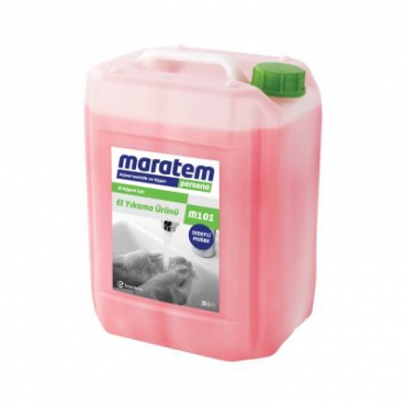 Maratem M101 Sıvı El Sabunu Pembe Sedefli 20lt