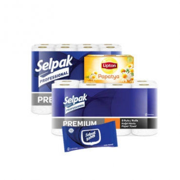 Selpak Kağıt Grubu Premium Seri Papatya Çayı Hediyeli