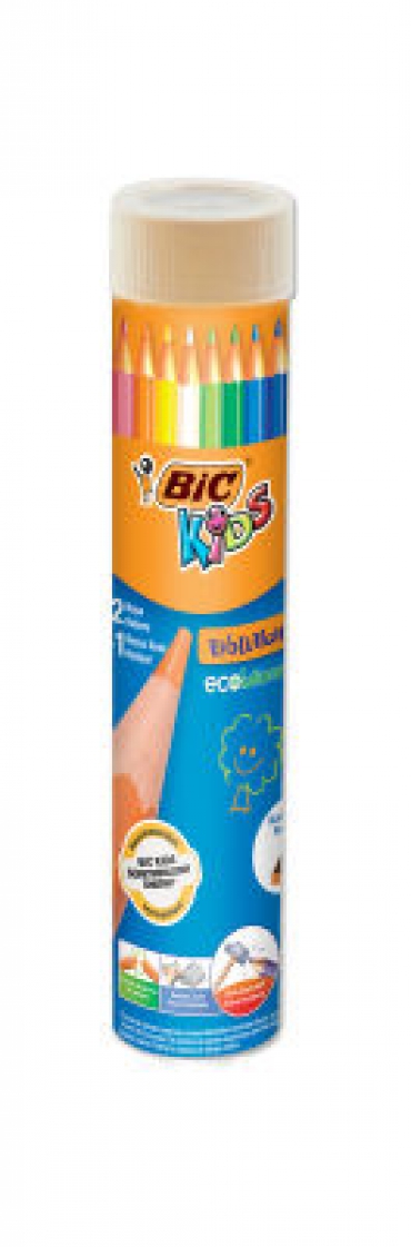 Bic Evolution Kuru Boya Kalemi 12+1 Metal Tüp