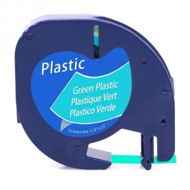 Muadil Sarf LetraTag Yeşil Plastik Şerit 12mm