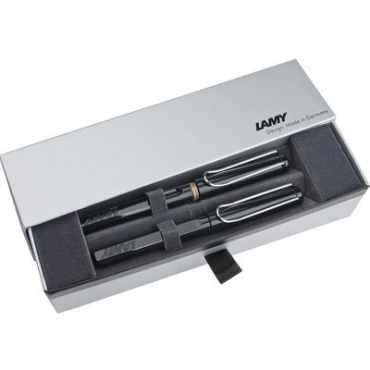 Lamy Safari Dolma&Roller Kalem Seti Parlak Siyah 19S-M-319S