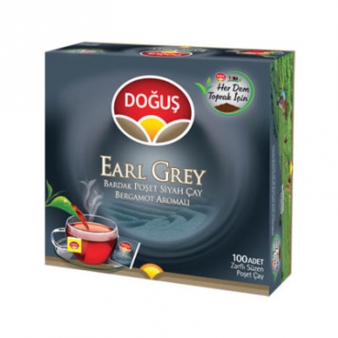 Doğuş Earl Grey Bardak Poşet Çay 100'lü