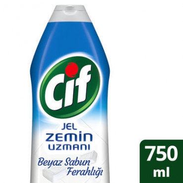 Cif Jel Zemin Uzmanı Beyaz Sabun Ferahlığı 750ml