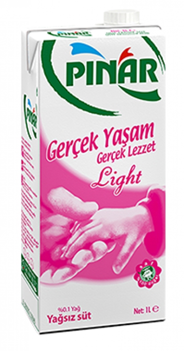 Pınar Light Süt 0.1 Yağ 1lt