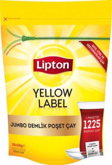 Lipton Yellow Label Jumbo Demlik Poşet Çay 35x20 gr