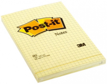 3M Post-it Not 102x152mm Kareli Sarı 100yp