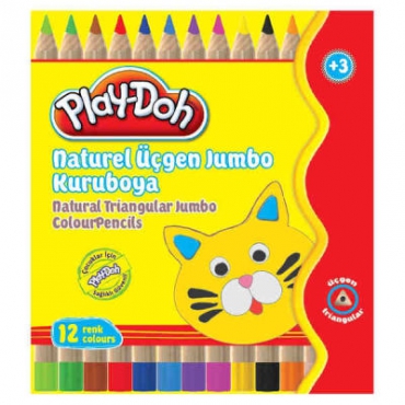 Play-Doh Natural Üçgen Jumbo Kuru Boya