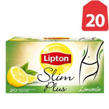 Lipton Slim Plus Limonlu 20li