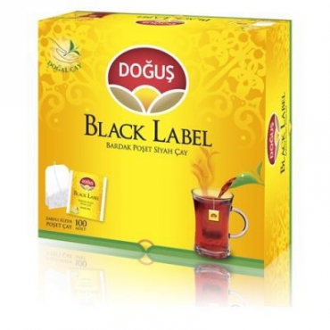 Doğuş Black Label Süzen Bardak Poşet Çay 100'lü