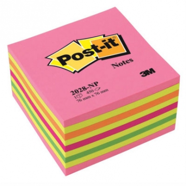 3M Post-it Yapışkanlı Küp 76x76mm 450yp