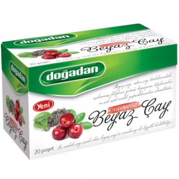 Doğadan Beyaz Çay Cranberry 20'li