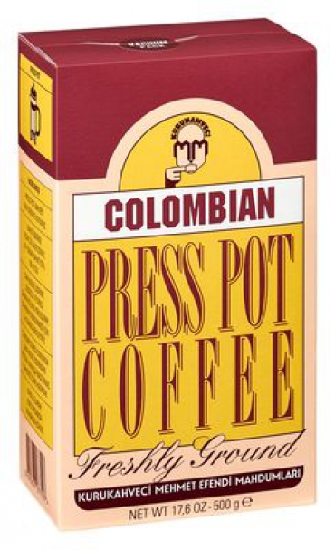 Mehmet Efendi Colombian Press Pot Coffee 500 gr