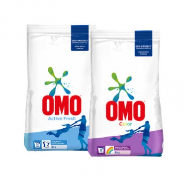 Omo Toz Çamaşır Deterjanı Active + Color 8kg