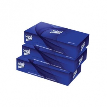 3 Paket x Selpak Professional Kutu Mendil 50li