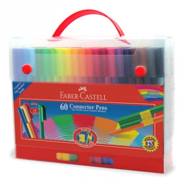 Faber Castell Eğlenceli Keçeli Kalem 60lı