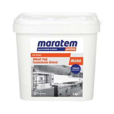 Maratem M260 Alkali Yağ Temizleme Ürünü 5kg
