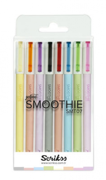 Scrikss Smoothie Jel Kalem 0.7mm 8li