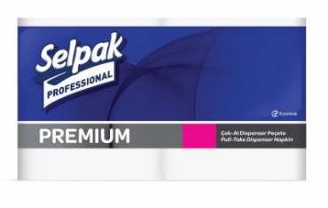 Selpak Professional Çek-Al Peçete Düz Beyaz 180yp 25li